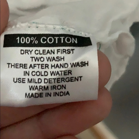 Rain and rainbow colorful boho peasant maxi dress - Picture 7 of 8